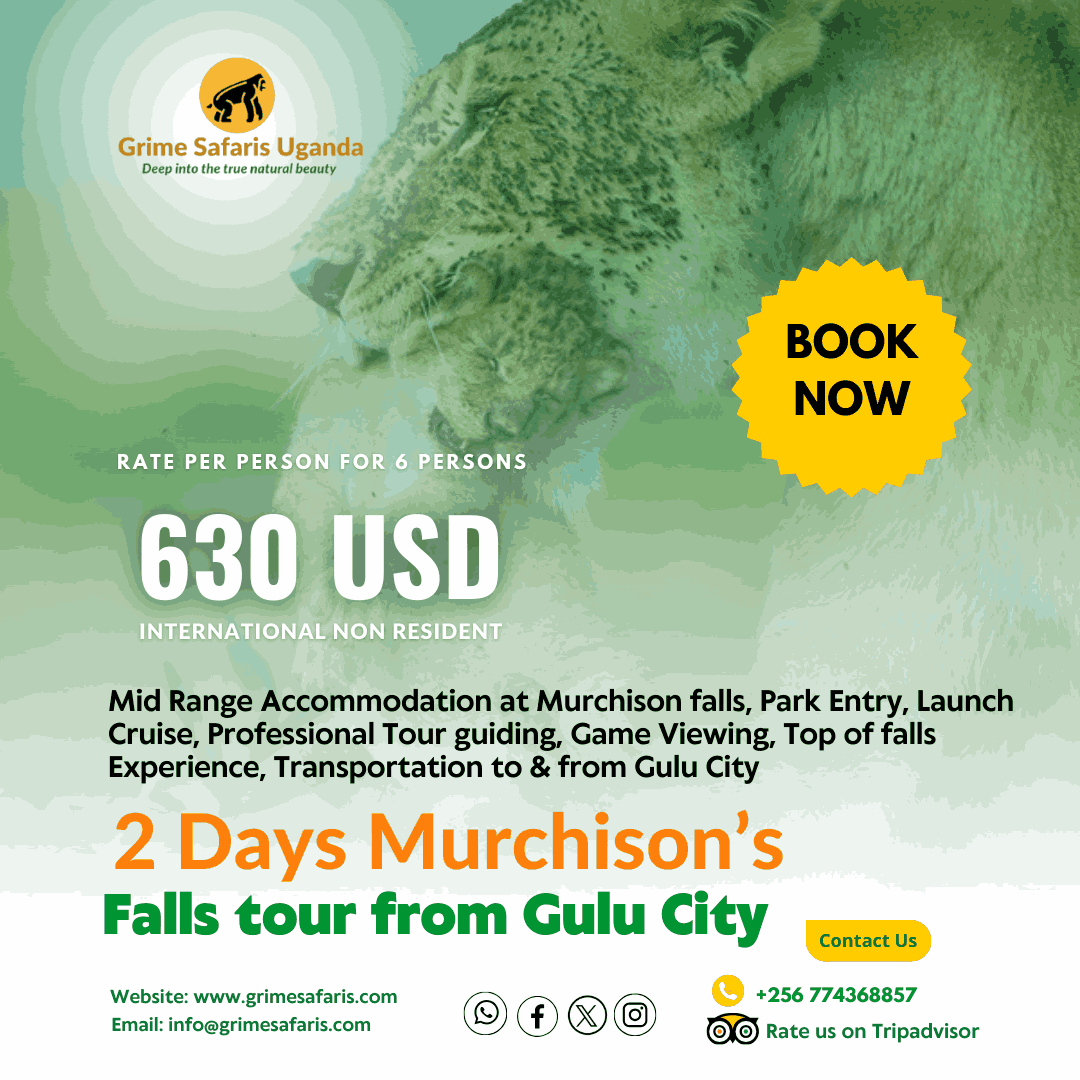 2 Days Murchison Wildlife Safari from Gulu City