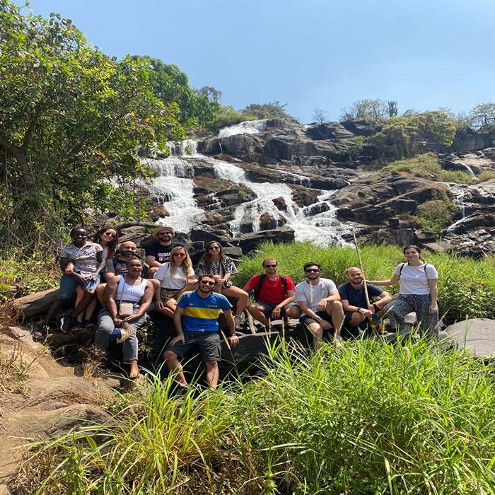 Aruu falls group tours, Grime Safaris