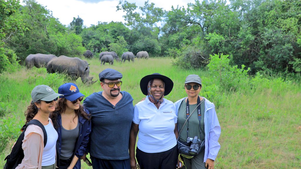 Rhino Tracking Safaris Uganda -Grime Safaris